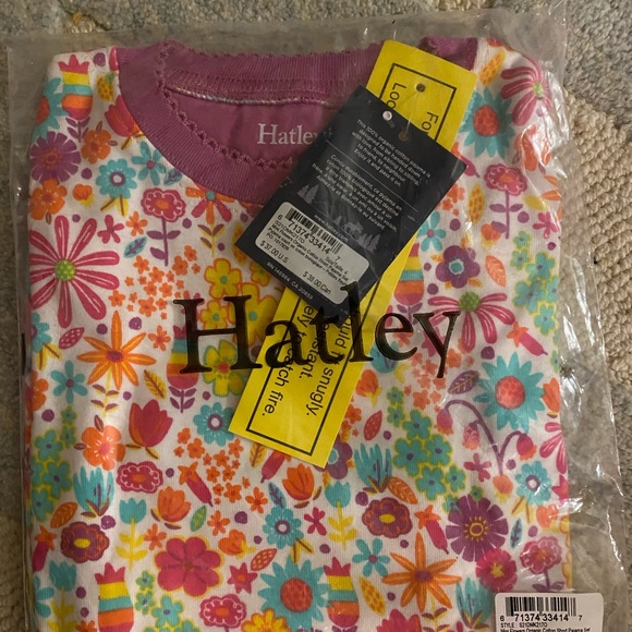 NWT Hatley Floral Organic Cotton Pajama Set 🍭 - Picture 2 of 3